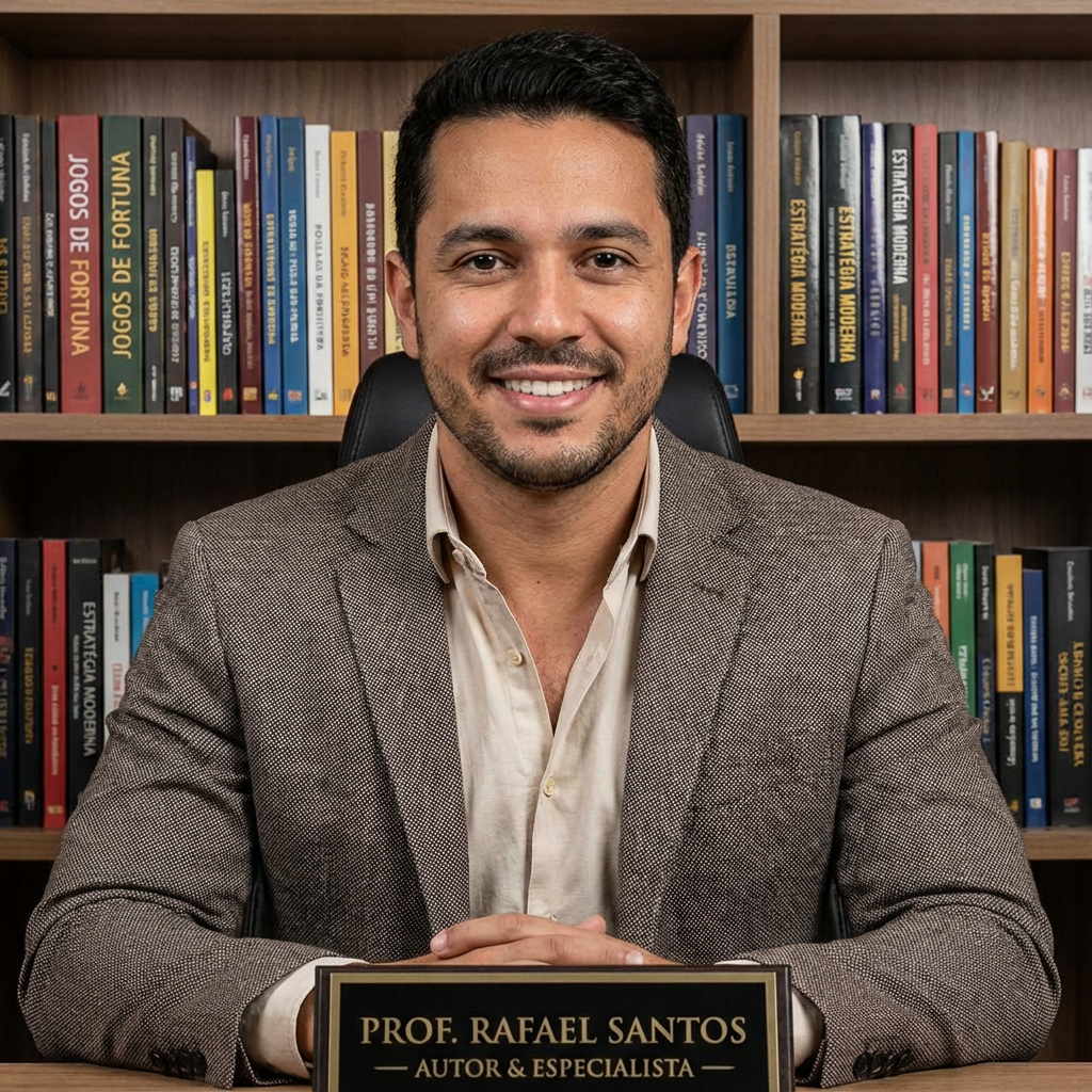 Prof. Rafael Santos - Especialista em Jogos de Cassino e Autor