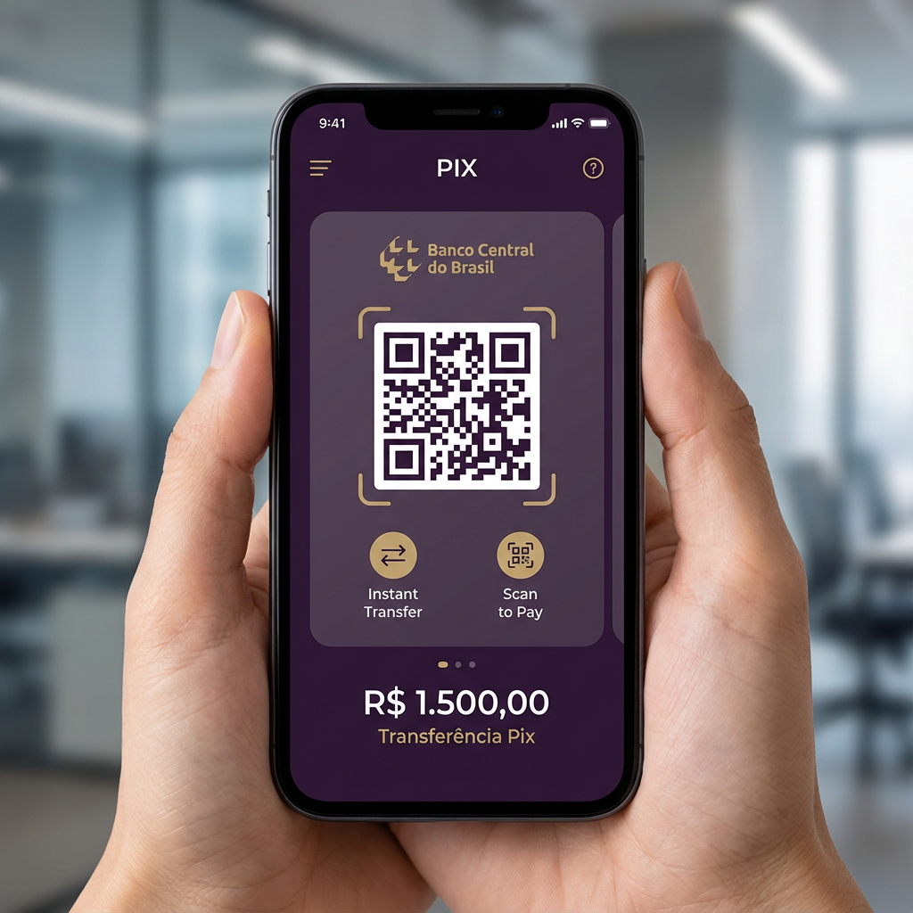 Interface de pagamento PIX do Banco Central do Brasil no 567win
